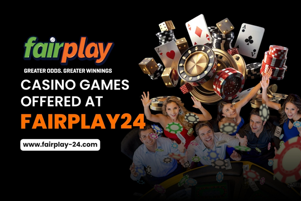 Explore a wide range of casino games available at Fairplay24