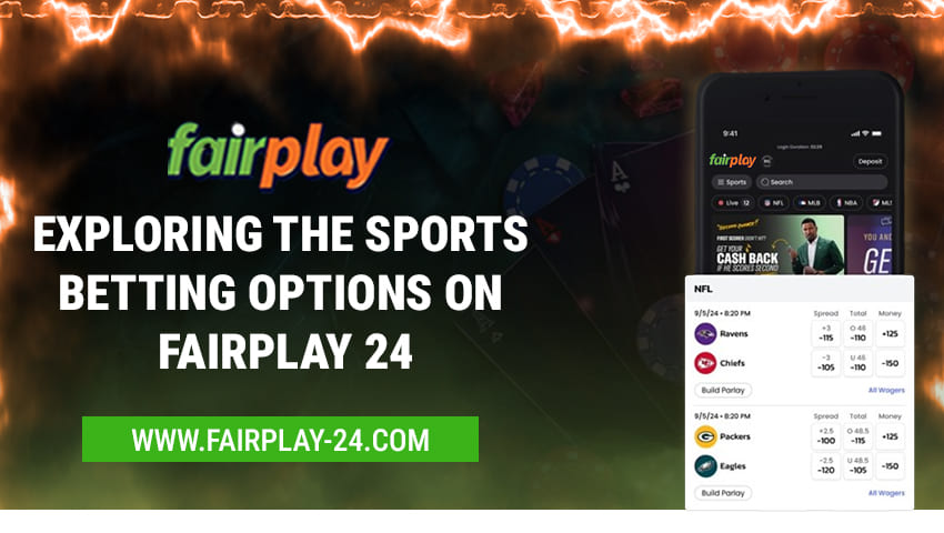 Sports Betting Options on FairPlay 24